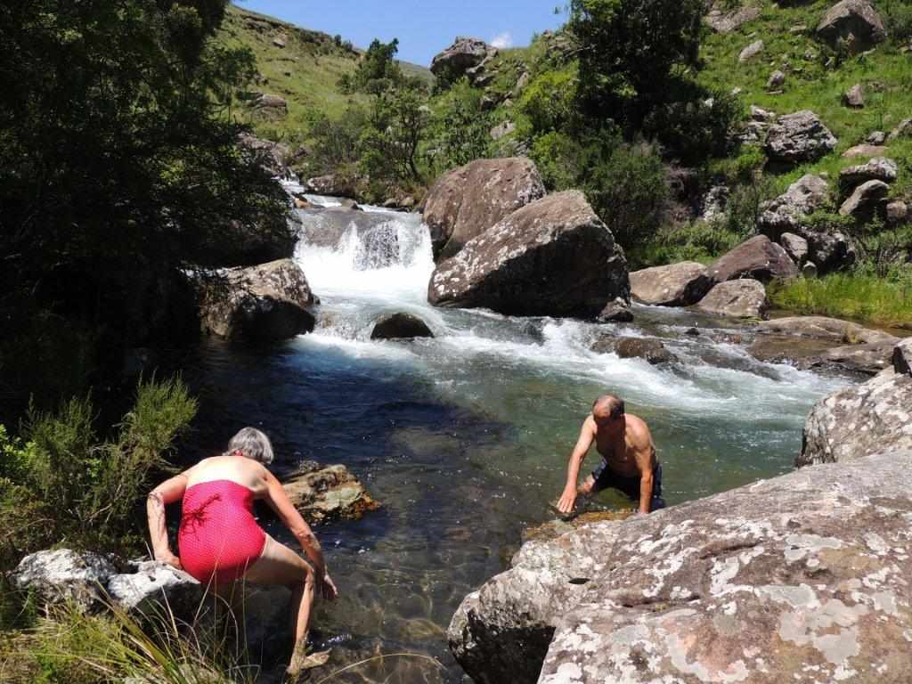 Rock Jumping Spot in Kamberg • Bathing Spot »